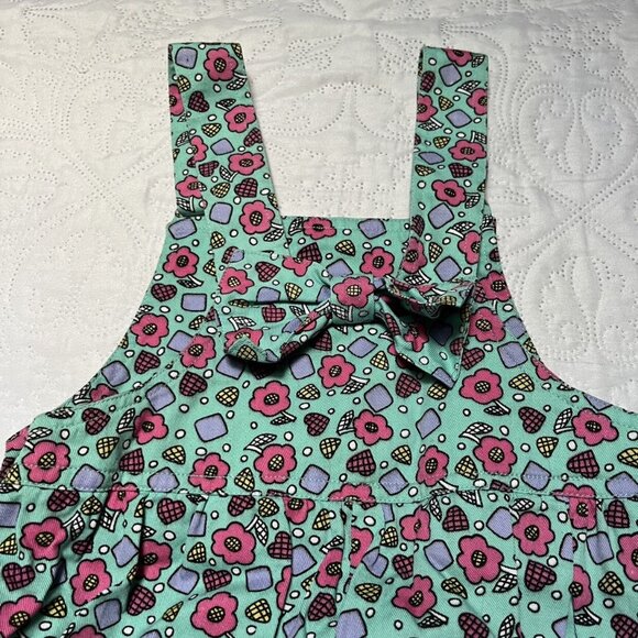 Vintage Radishes & Roses Bubble Romper Size 4T - Picture 3 of 5